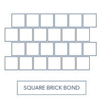 Tile Pattern - Square Brick Bond